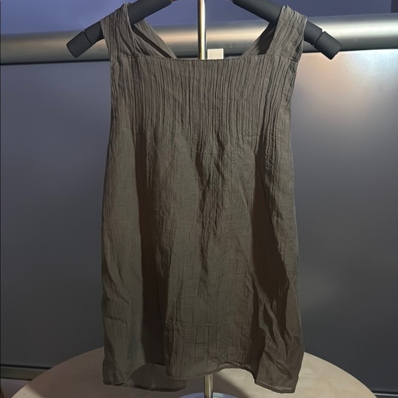 Dazy Tops - Dazy: Elegant Sleeveless Brown Top